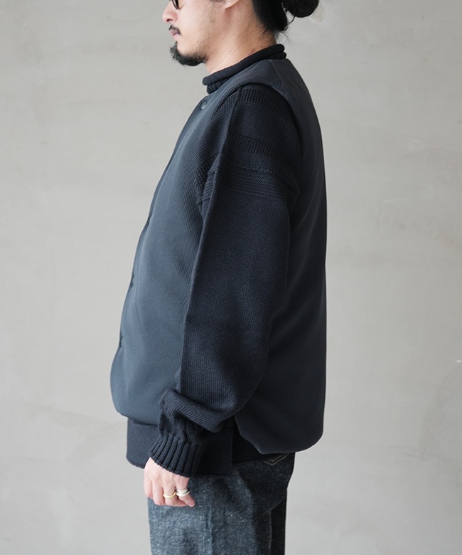 SALE 30%OFF】Curly&Co.(カーリー) DOTTED LINE KNIT VEST ニット