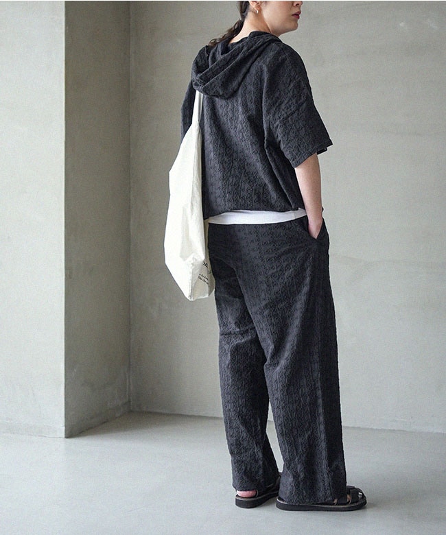 ◇SOLAMONAT LARME(ソラモナラーム) 刺繍レースパンツ ボトムス ワイド