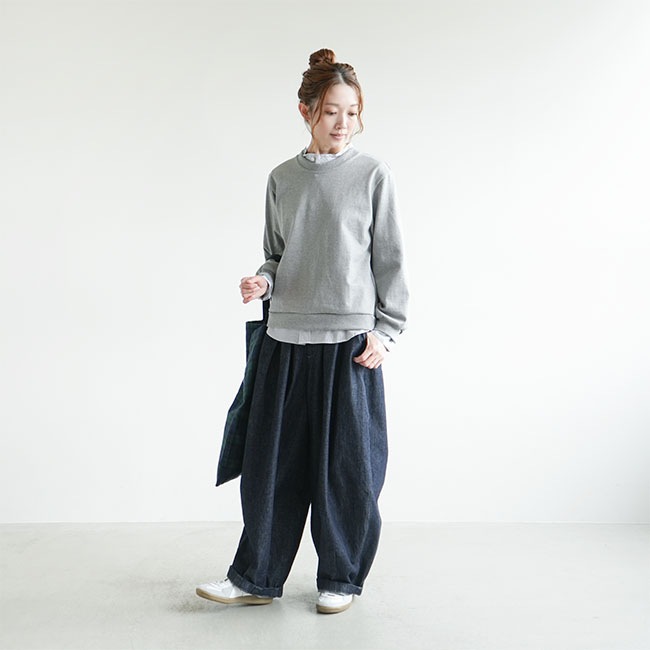 toteme TOTEME グレー クルーネック トレーナー　スウェット トレーナー スウェット 「TOM＆JERRY」コットンタッチ 裏起毛