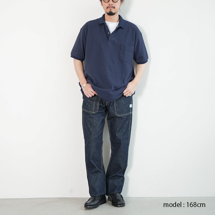 nanamica ボーダー　ポロシャツ　ブラック　S nanamica (ナナミカ) S/S Polo Shirt / ショートスリーブ ポロシャツ