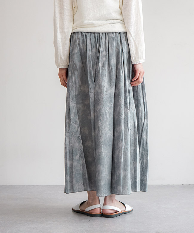 SALE 30%OFF】ina(イナ) ウエスト三段ゴムスカート レディース