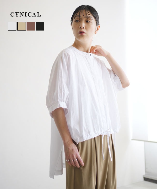 SALE 20%OFF】CYNICAL(シニカル) コットンローン ブラウス レディース