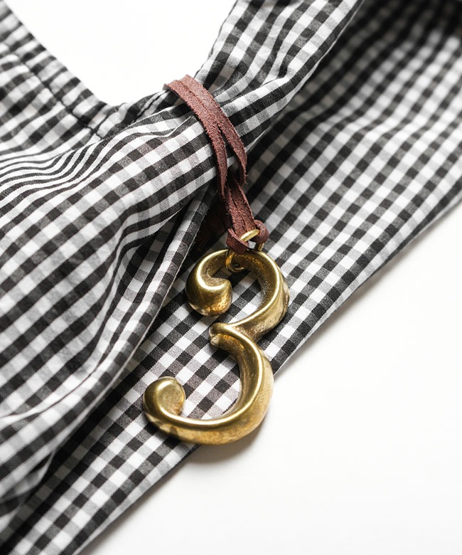 mojocamar モジョカマー ギンガムチェック チェリー バッグ mojocamar モジョカマー ギンガムチェック チェリー バッグ