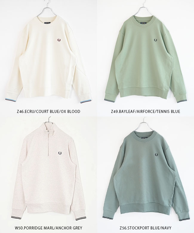 M7535]FRED PERRY(フレッドペリー) Crew Neck Sweatshirt クルー