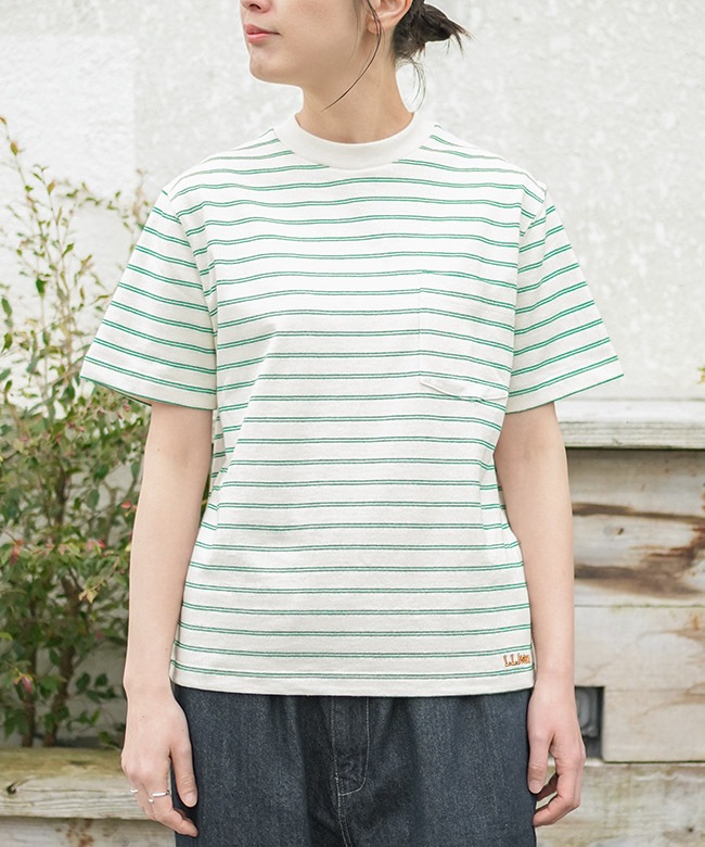 5275-0139]L.L.Bean(エルエルビーン) Union Short-Sleeve Striped Tee