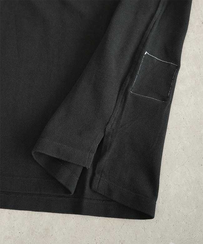 nonnative CLERK S/S T-NECK TEE コットン ピケ 黒 nonnative CLERK S/S TEE C/L PIQUE NN-C4415 公式通販