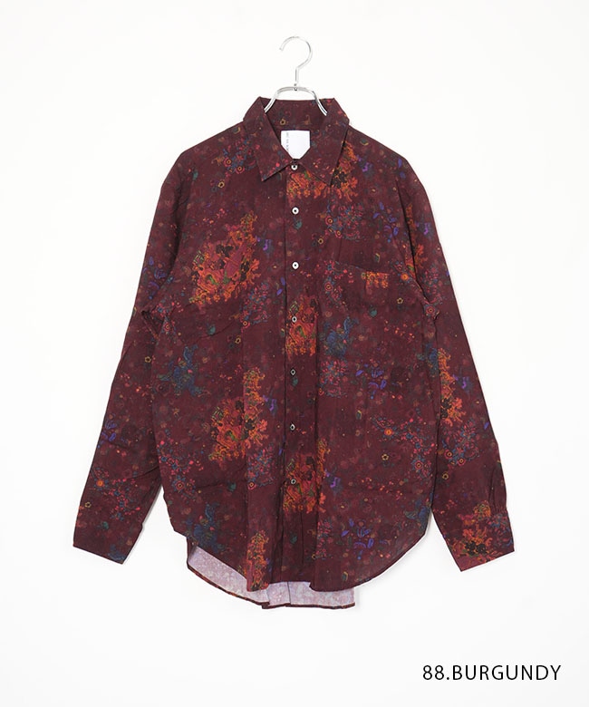小*一様 【即購入可】BRU NA BOINNE 19SS 深海ジャンシャツ サ BRU NA BOINNE” サピエンス・C・スナフシャツ ブルーナボイン