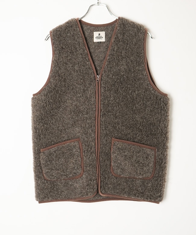 9362]COLD BREAKER(コールドブレイカー) ウールボアベスト レディース