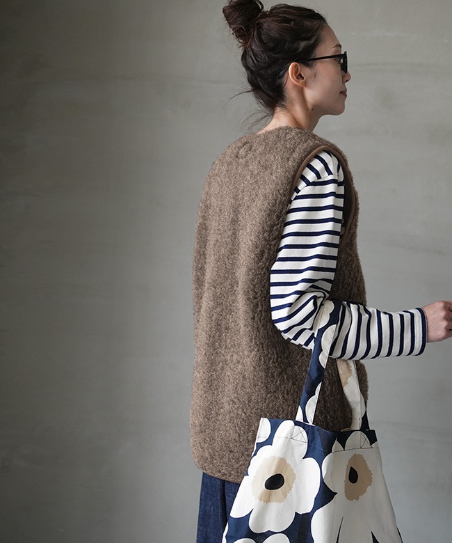 9362]COLD BREAKER(コールドブレイカー) ウールボアベスト レディース