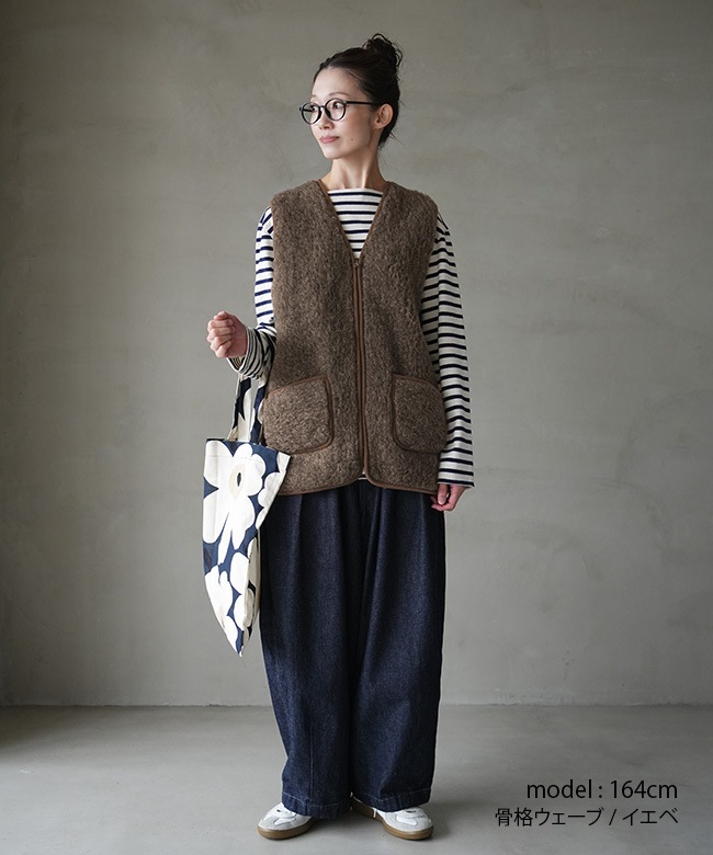 9362]COLD BREAKER(コールドブレイカー) ウールボアベスト レディース