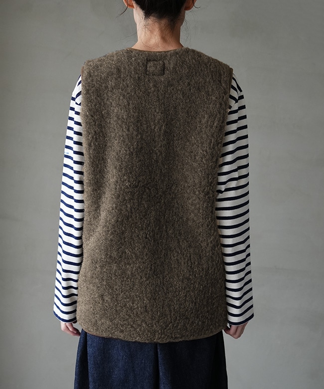 9362]COLD BREAKER(コールドブレイカー) ウールボアベスト レディース