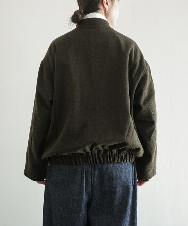 VC-2791]Veritecoeur(ヴェリテクール) ウールフラノブルゾン アウター