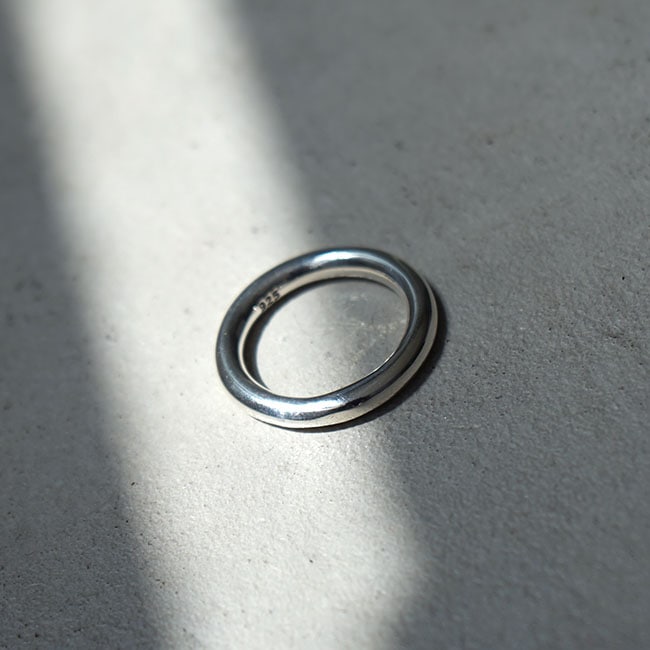 巾着付属】GENERAL(ジェネラル)4mm Ring/4ミリリング/silver925