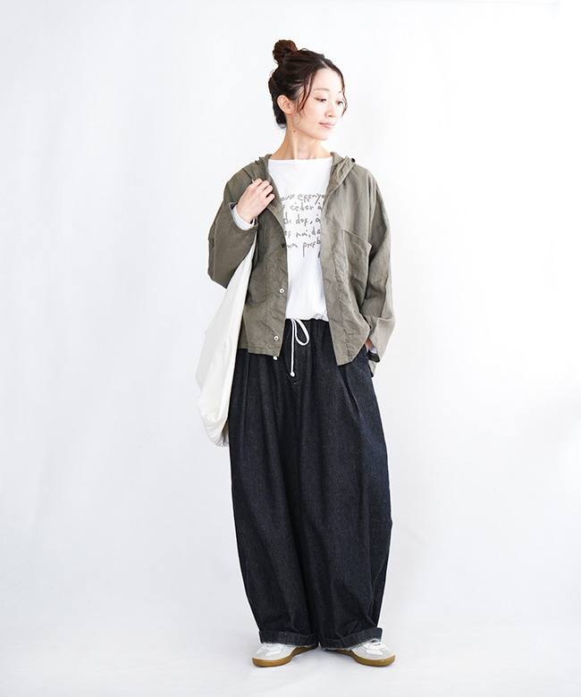 P81618]prit(プリット) 別注色あり60/1ラミーバイオクロスフーディ