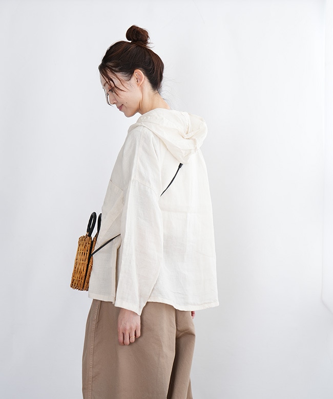 P81618]prit(プリット) 別注色あり60/1ラミーバイオクロスフーディ