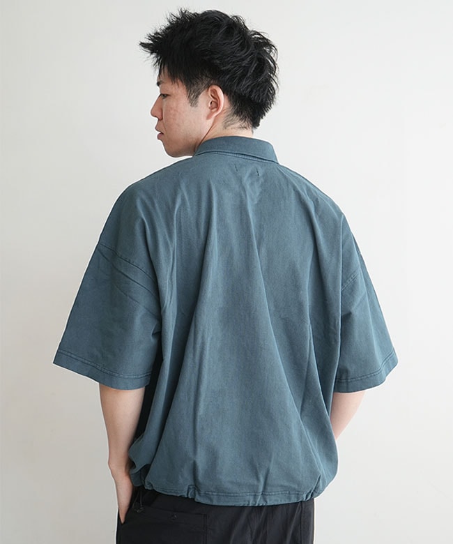 Audience(オーディエンス) ピグメント米綿 16/-天竺 ハーフスリーブ