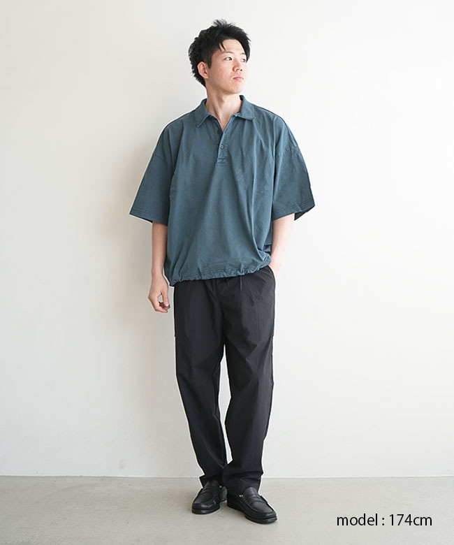 Audience(オーディエンス) ピグメント米綿 16/-天竺 ハーフスリーブ