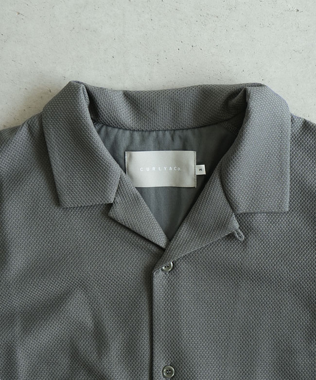 ◎◎Curly&Co.(カーリー) BIRD'S EYE JERSEY COLLAR SHIRT ジャージー