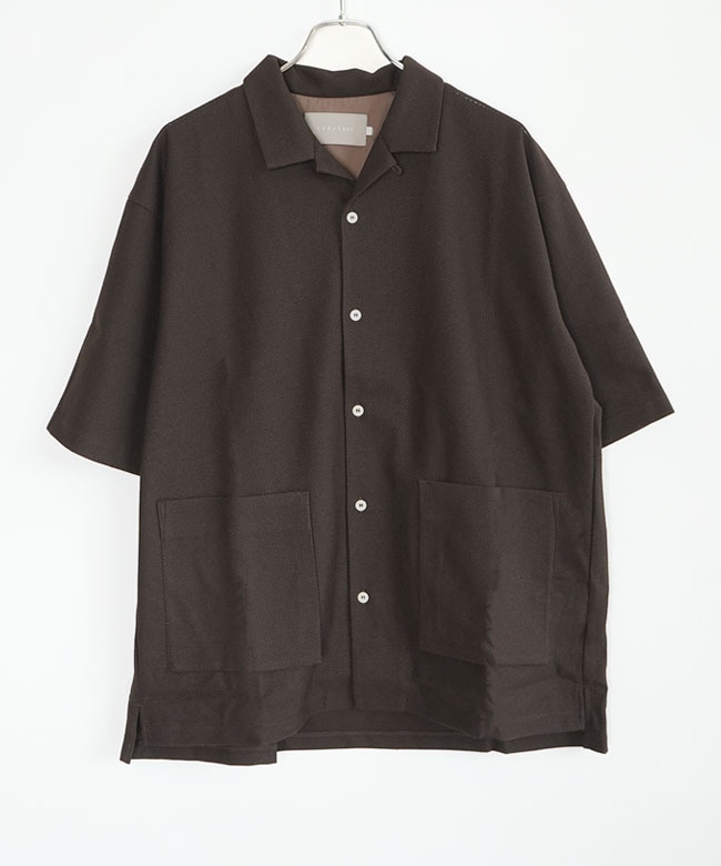 SALE 30%OFF】Curly&Co.(カーリー) BIRD'S EYE JERSEY COLLAR SHIRT