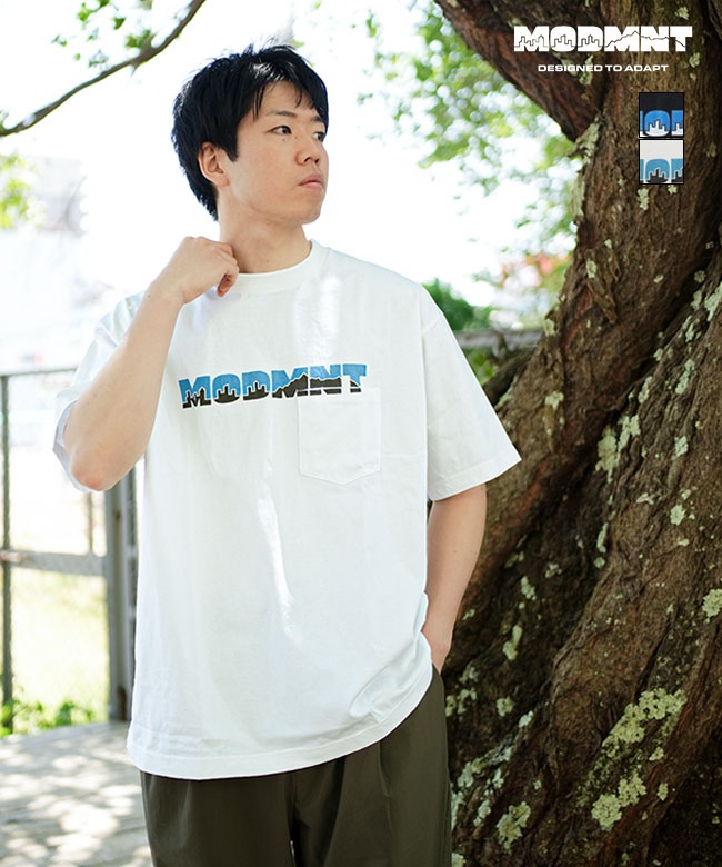 MODMNT(モドメント) MODMNT LOGO TEE ロゴ Tシャツ メンズ トップス
