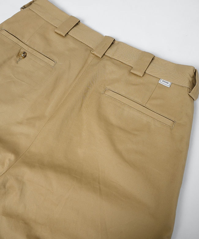 SALE 50%OFF】[241-91505]EVCON(エビコン) BASIC CHINO PANTS