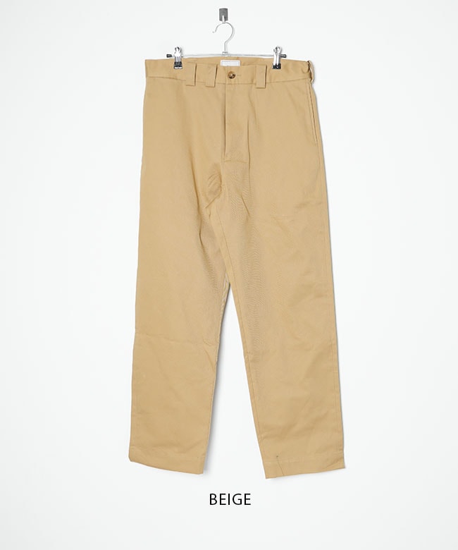 SALE 50%OFF】[241-91505]EVCON(エビコン) BASIC CHINO PANTS セール