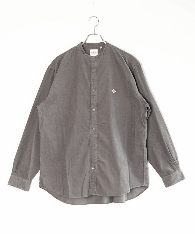 ◇[DT-B0291MCD]DANTON(ダントン) BAND COLLAR SHIRT L/S バンドカラー