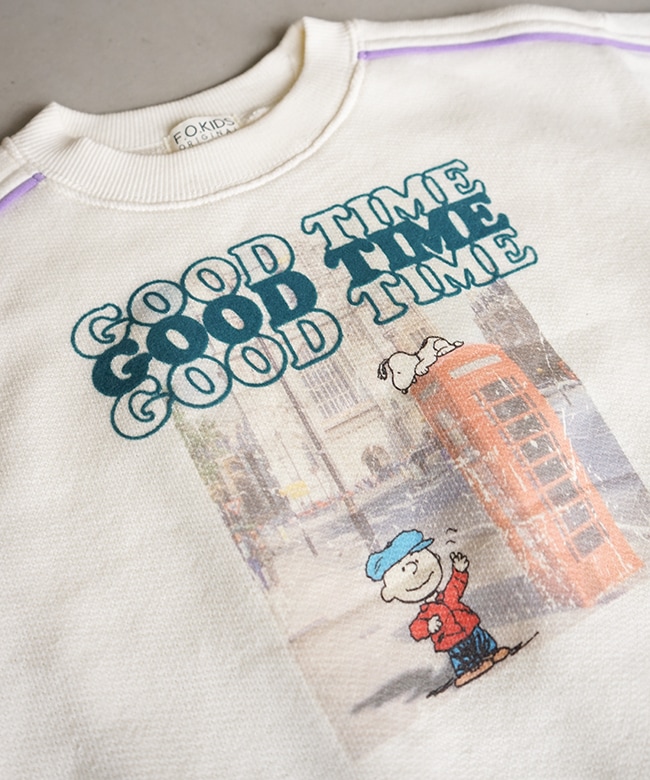 Vintage Snoopy Peanuts kids キッズ トレーナー