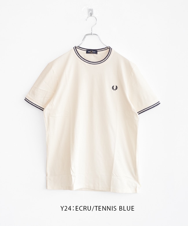 Tシャツ・カットソー FRED PERRY SS25 TWIN TIPPED T-SHIRT (M1588 Y58) FRED PERRY フレッドペリー Tシャツ メンズ Twin Tipped T-Shirt