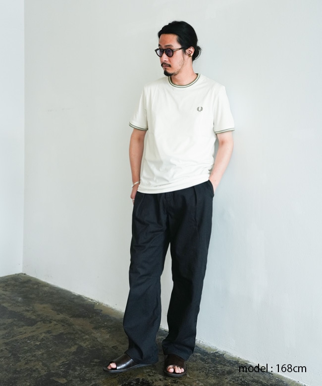 メール便発送 FRED PERRY フレッドペリー 半袖 Tシャツ Circle Branding T-Shirt M5630 ローレルリース メンズ クルーネックTシャツ