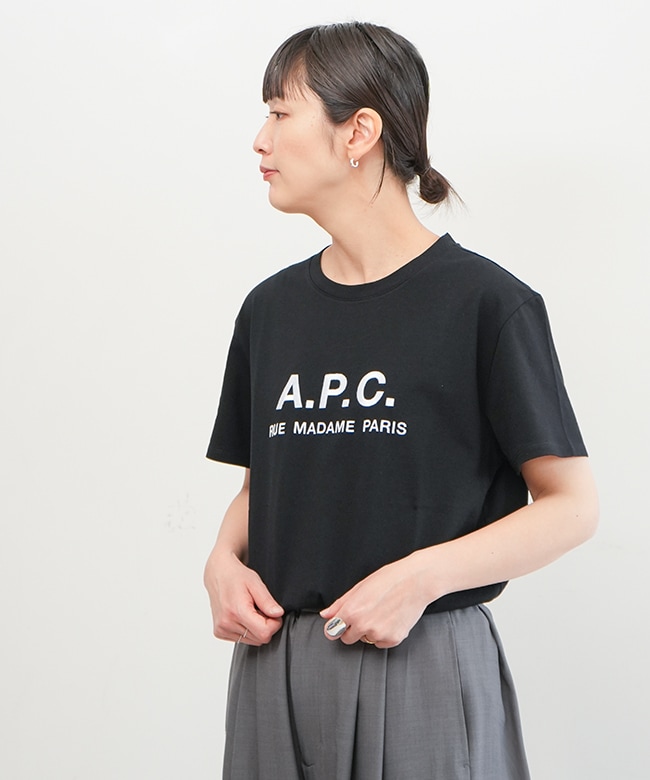 SALE 30%OFF】[25082193306]A.P.C.(アー・ペー・セー)T-SHIRT RUE