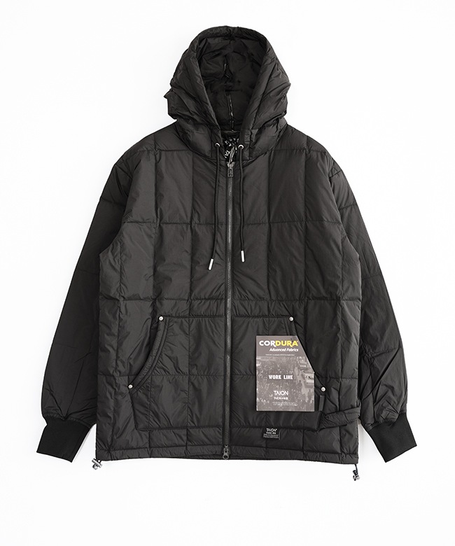 最終値下げ　TAION ダウンパーカー　黒　XL TAION（タイオン） ダウンジャケット ダウン 「」「ユニセックス