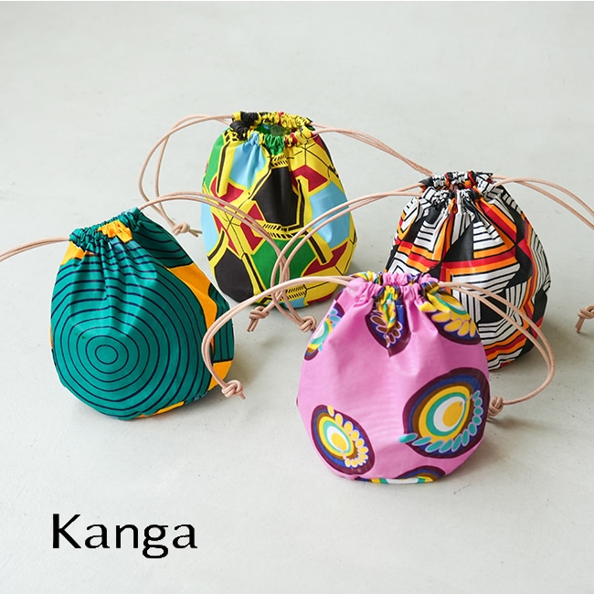ボアカンガアフリカーナ30g SALE 50%OFF】[KA014]Kanga(カンガ)アフリカンバティックミニ巾着