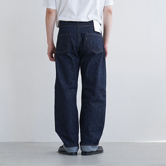 FOB FACTORY(エフオービーファクトリー)ワイドデニム5Pパンツ [F1147