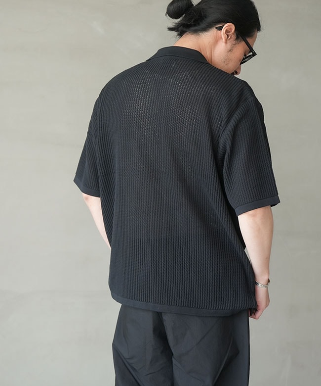 Yonetomi NEW BASIC(ヨネトミニューベーシック)COTTON SUKASHI KNIT