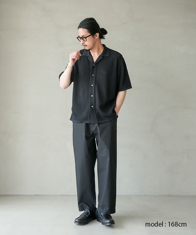 Yonetomi NEW BASIC(ヨネトミニューベーシック)COTTON SUKASHI KNIT