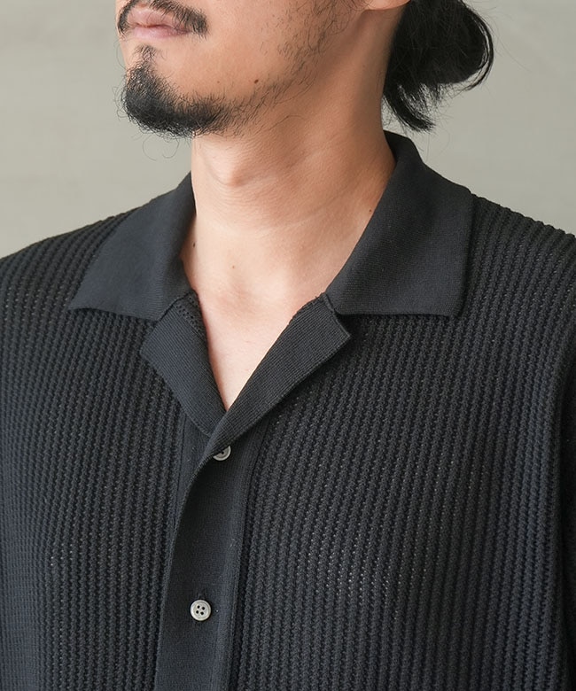 Yonetomi NEW BASIC(ヨネトミニューベーシック)COTTON SUKASHI KNIT