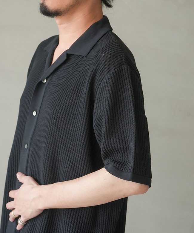 Yonetomi NEW BASIC(ヨネトミニューベーシック)COTTON SUKASHI KNIT