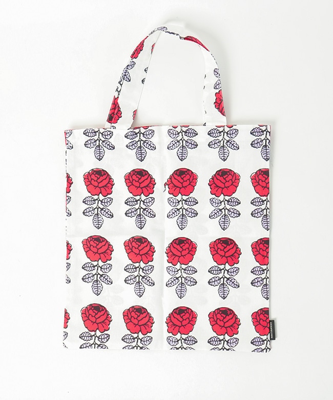 マリメッコ　ヴィヒキルース　トートバッグ　エコバッグ　Vihkiruusu marimekko(マリメッコ) 【アジア限定】Vihkiruusu (ヴィヒキルース