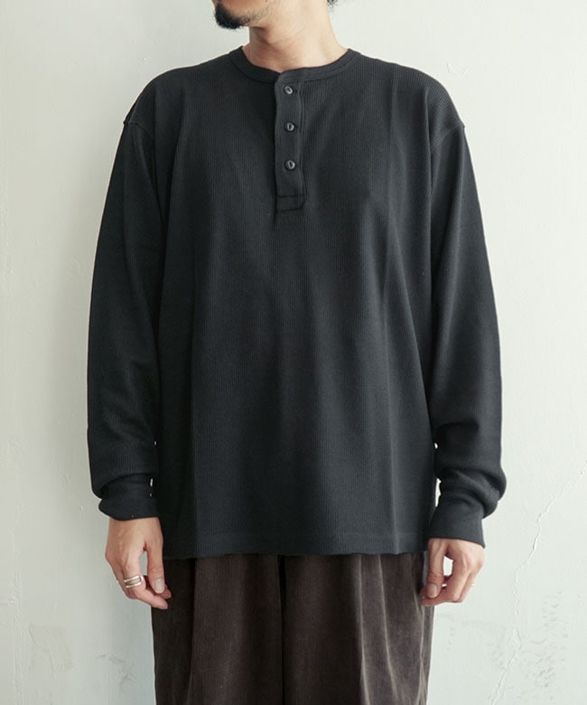 nonnative(ノンネイティブ) TROOPER L/S HENRY NECK TEE MERINO WOOL