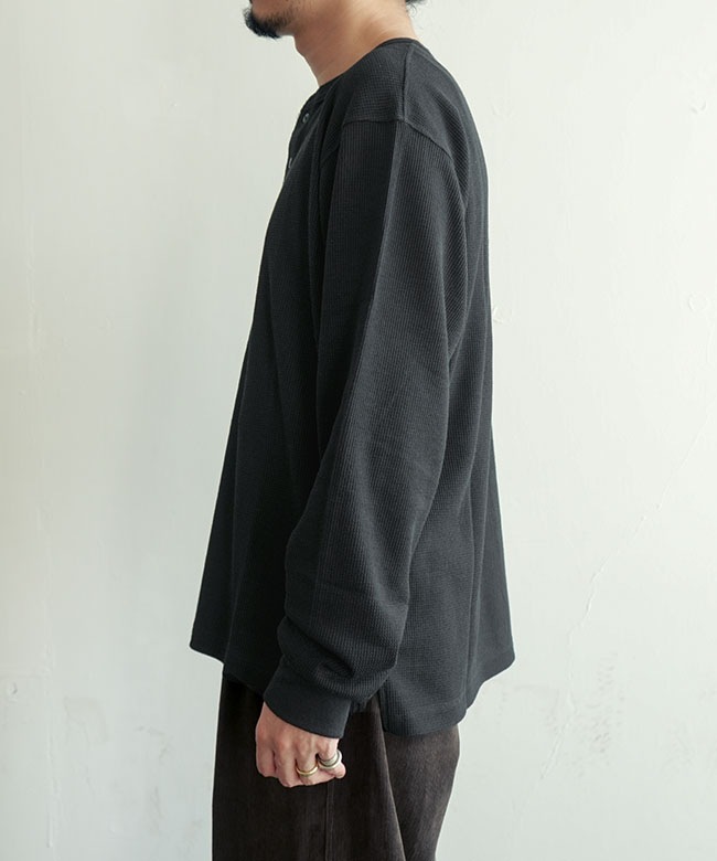 nonnative(ノンネイティブ) TROOPER L/S HENRY NECK TEE MERINO WOOL
