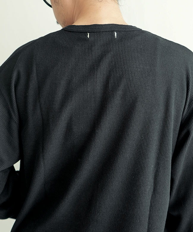 nonnative(ノンネイティブ) TROOPER L/S HENRY NECK TEE MERINO WOOL