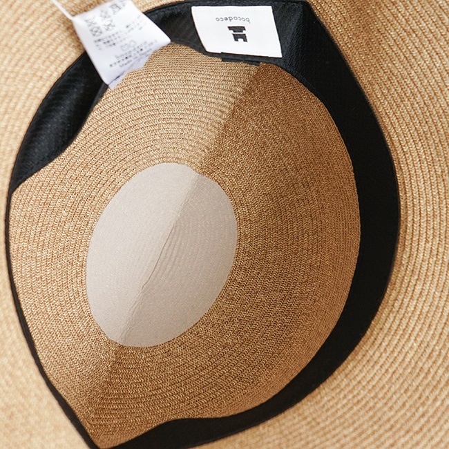 SALE 50%OFF】bocodeco(ボコデコ)Paper Braid Rollable Hat/ブレード