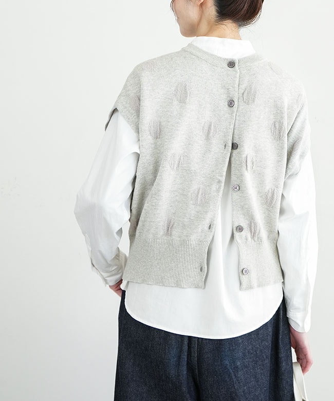SALE 50%OFF】mao made(マオメイド) ほんのり MIZUTAMA 2WAY ベスト