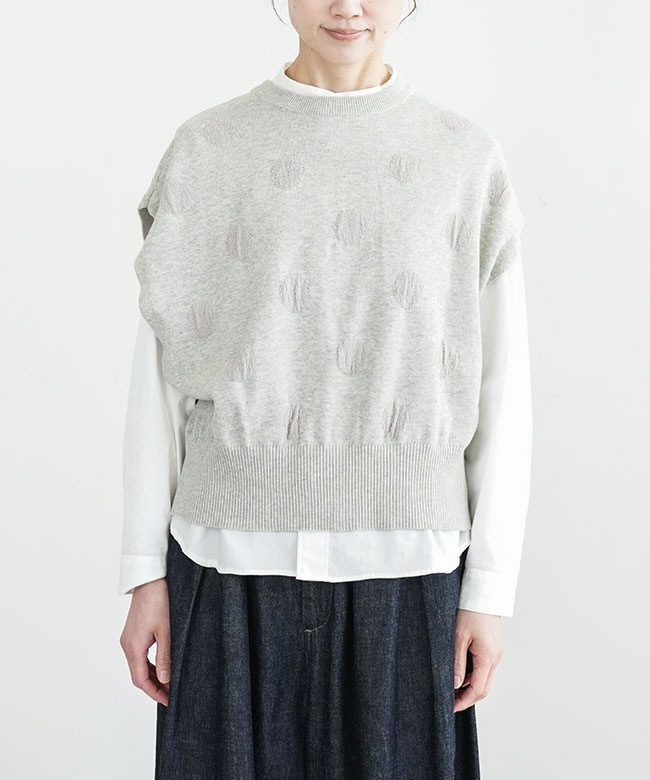 SALE 50%OFF】mao made(マオメイド) ほんのり MIZUTAMA 2WAY ベスト
