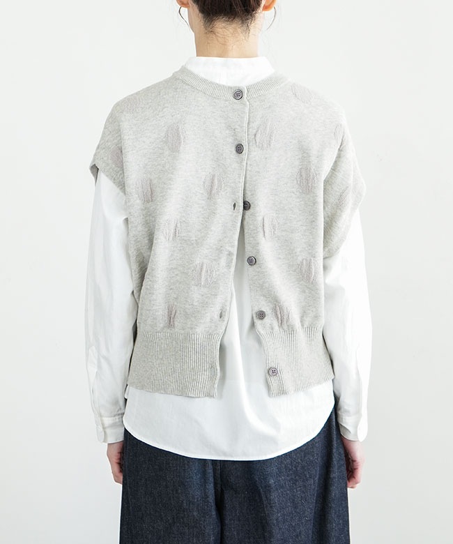 SALE 50%OFF】mao made(マオメイド) ほんのり MIZUTAMA 2WAY ベスト
