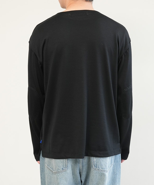 【美品】caledoor カレドアー　メリノ長袖カットソー ロンT ウール 黒 楽天市場】[6021-1204]Caledoor(カレドアー) Merino Wool Long