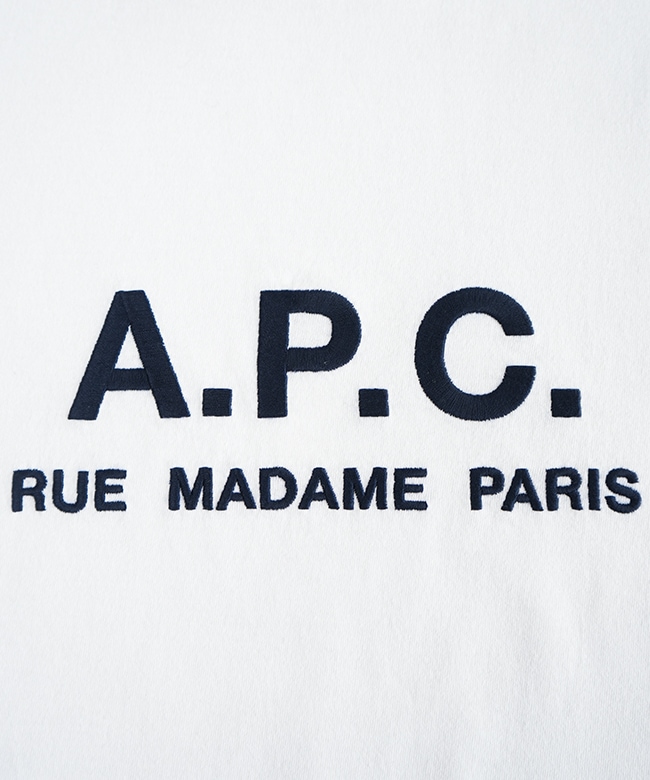 SALE 30%OFF】[25082193313]A.P.C.(アー・ペー・セー)T-SHIRT RUE