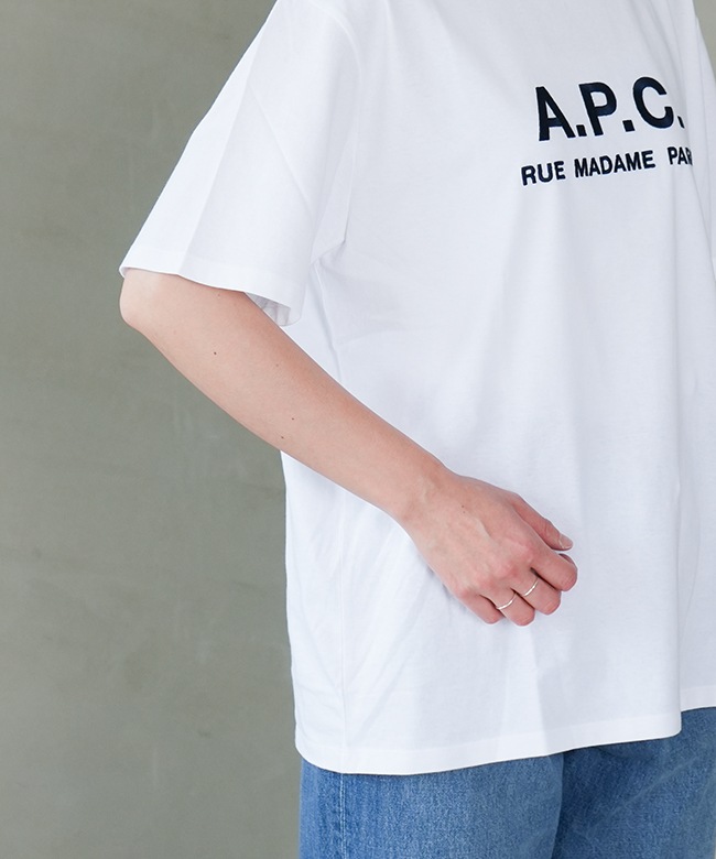SALE 30%OFF】[25082193313]A.P.C.(アー・ペー・セー)T-SHIRT RUE