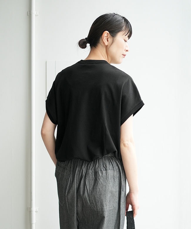 Gymphlex(ジムフレックス) セミフレンチスリーブ クルーネックTシャツ